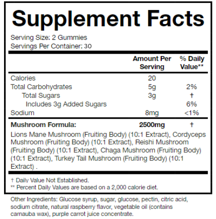 Super Mushroom Complex Gummies