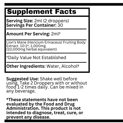 Lion's Mane Mushroom Dual Extract