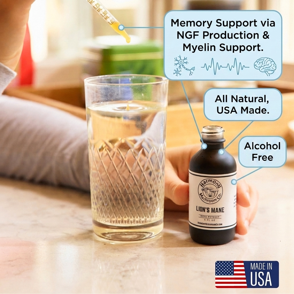 Lion's Mane Dual Extract (ALCOHOL FREE)